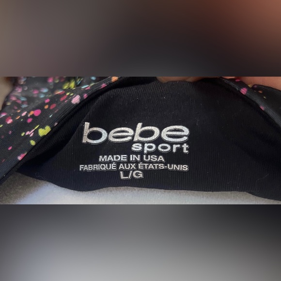 BEBE Sport workout Set leggings| Top size M/L - Picture 6 of 7